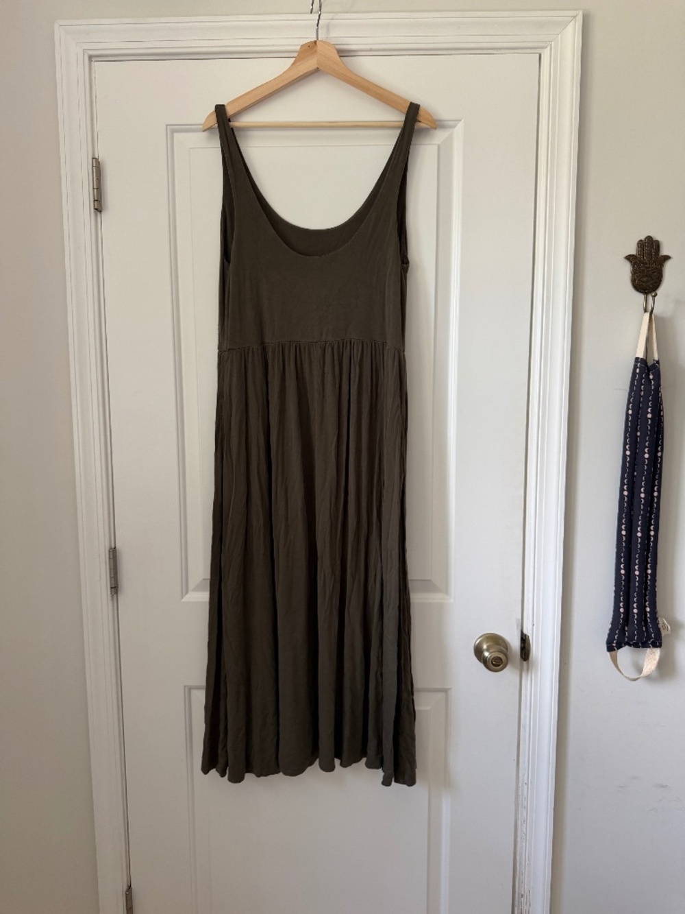 a new day Olive Green Scoop Neck Maxi Dress